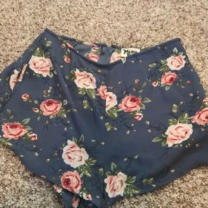 show me your mumu floral shorts